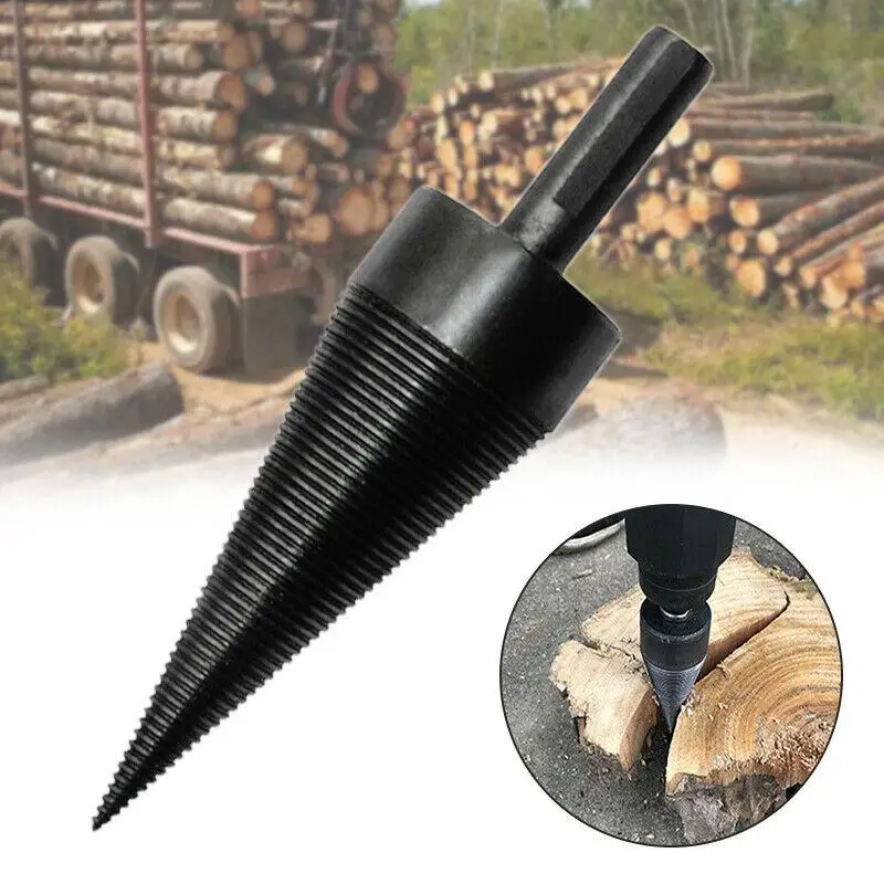 TPFOCUS 38mm Kindling Firewood Splitter Drill Bit Firewood Split Wood Cone Punch Tool
TPFOCUS 38mm Kindling Firewood Splitter Drill Bit Firewood Split Wood Cone Punch Tool