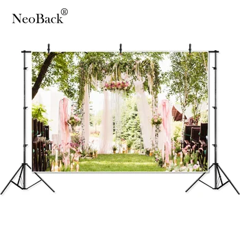 NeoBack Photography backdrops wedding party Garden View Wedding Ceremony Theme love Bridal shower banner photo studio P4341
NeoBack Photography backdrops wedding party Garden View Wedding Ceremony Theme love Bridal shower banner photo studio P4341