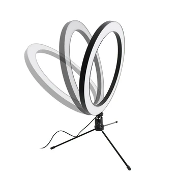 26CM Desktop Fill Light Dimmable LED Ring Light + Mini Tripod,3200-5600K for Make-up YouTube Live Video Streaming Selfie Photo.
26CM Desktop Fill Light Dimmable LED Ring Light + Mini Tripod,3200-5600K for Make-up YouTube Live Video Streaming Selfie Photo.