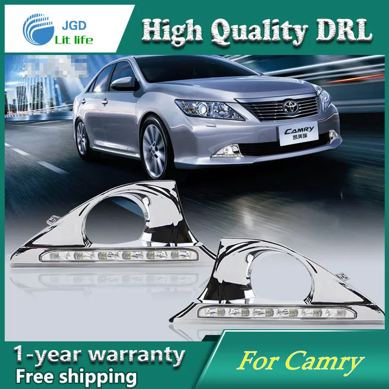 Free shipping !12V 6000k LED DRL Daytime running light case for Toyota Camry 2012 2013 fog lamp frame Fog light Car styling
Free shipping !12V 6000k LED DRL Daytime running light case for Toyota Camry 2012 2013 fog lamp frame Fog light Car styling