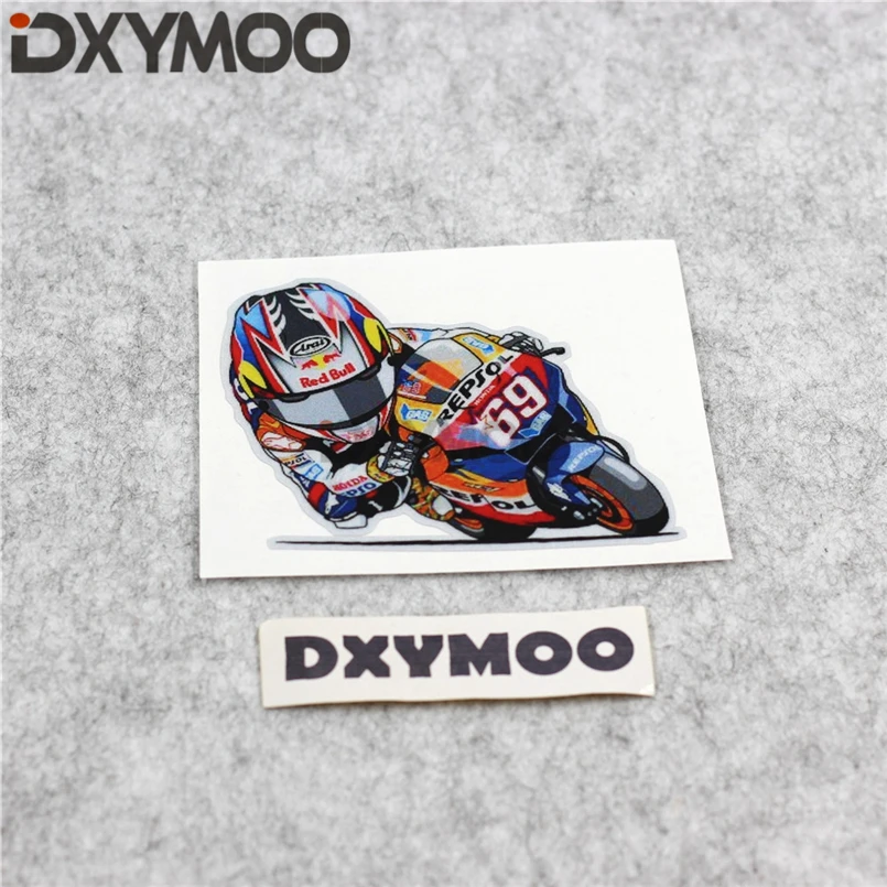 Car Styling Decals Racing Motocross Cartoon Driver Races Sticker Decals for Nicky Hayden 69
Car Styling Decals Racing Motocross Cartoon Driver Races Sticker Decals for Nicky Hayden 69