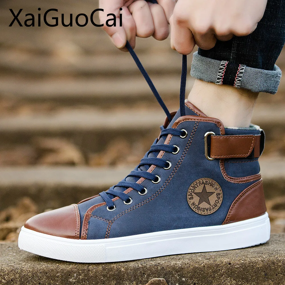 High Top Mens Casual Shoes 2019 Autumn/winter High Top Mens Sneakers Large Size Leather Men's Casual Shoes
High Top Mens Casual Shoes 2019 Autumn/winter High Top Mens Sneakers Large Size Leather Men's Casual Shoes