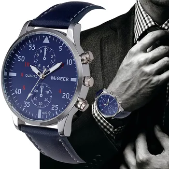Man watch MIGEER brand Luxury High quality Retro Design PU Leather Band Analog Alloy Quartz Wrist Watch free shipping A20
Man watch MIGEER brand Luxury High quality Retro Design PU Leather Band Analog Alloy Quartz Wrist Watch free shipping A20