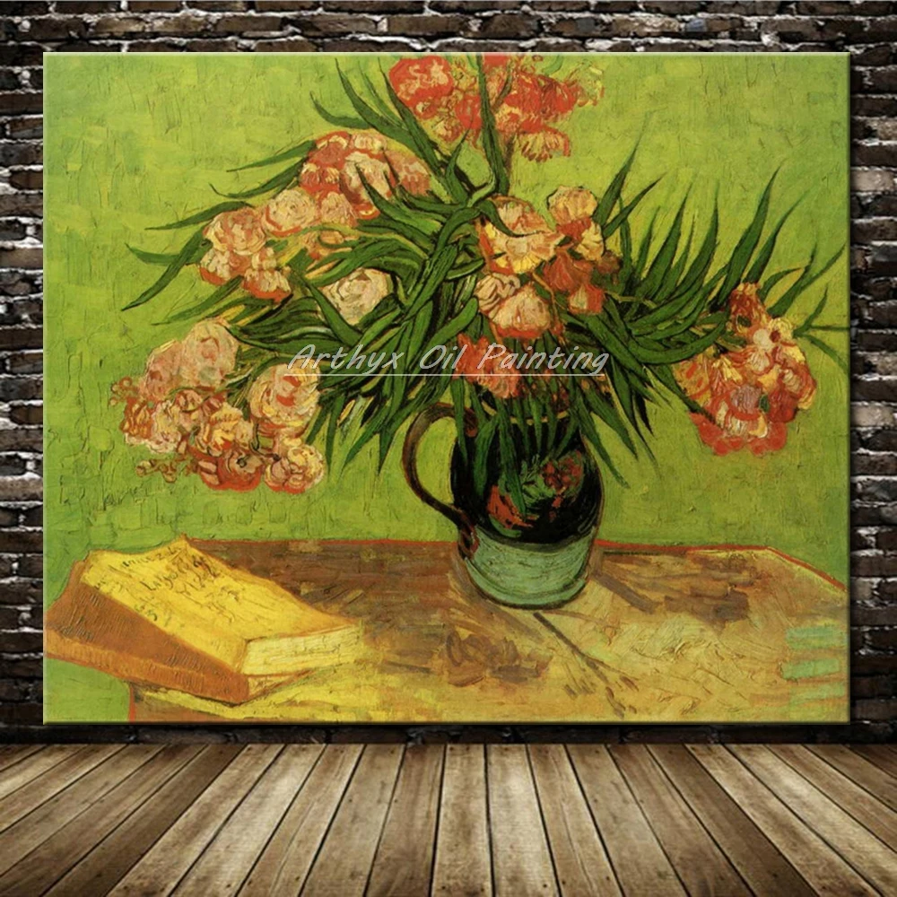 Картины Arthyx вазы с цветами ручной работы Vincent Van Gogh знаменитая картина маслом на