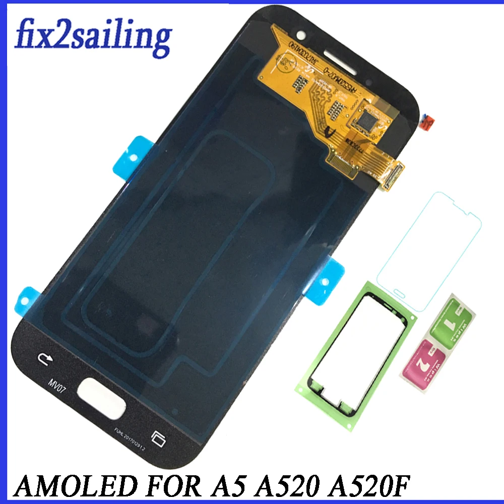Super AMOLED Lcd Display For Samsung Galaxy A5 2017 display A520 A520F A520F/DS LCD Screen Replacement Digitizer Assembly Tested
Super AMOLED Lcd Display For Samsung Galaxy A5 2017 display A520 A520F A520F/DS LCD Screen Replacement Digitizer Assembly Tested