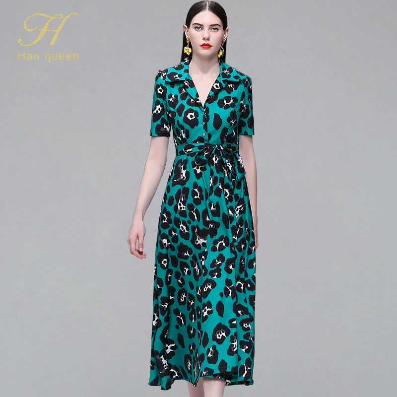 H han queen Vestidos Womens Sexy Leopard Print Long Dresses Elegant Slim Evening Party Summer Short Sleeve Work Casual Dress
H han queen Vestidos Womens Sexy Leopard Print Long Dresses Elegant Slim Evening Party Summer Short Sleeve Work Casual Dress