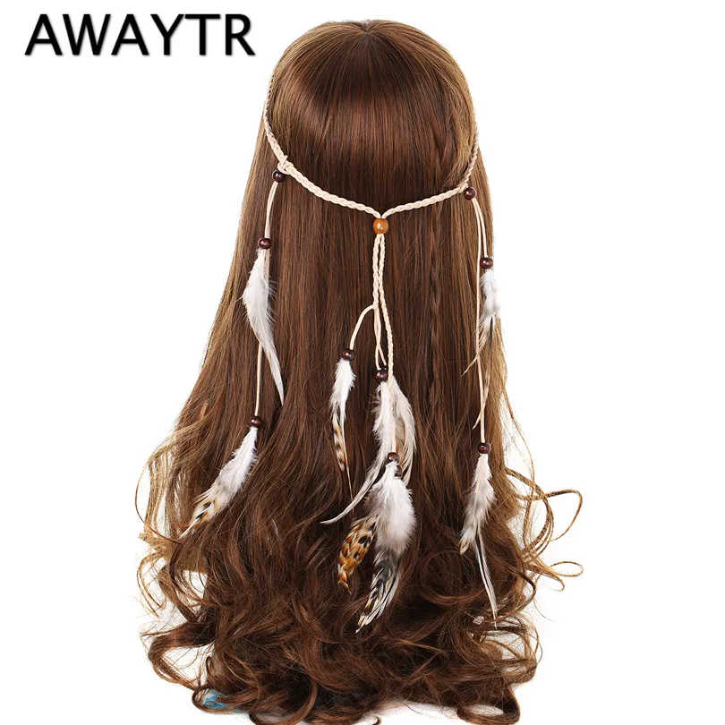 Handmade 2017 Bohemian Indian Gypsy Hippie Feather Headband Hairband Ethnic Style Adjustable Feather Hair Accessories Headwear
Handmade 2017 Bohemian Indian Gypsy Hippie Feather Headband Hairband Ethnic Style Adjustable Feather Hair Accessories Headwear