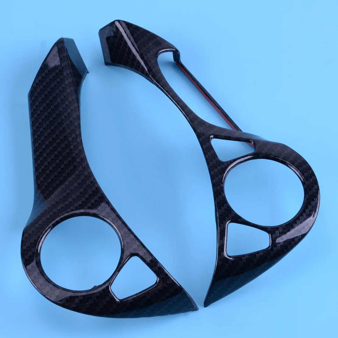 CITALL 2pcs/kit Black Carbon Fiber Style Steering Wheel Cover Trim Decorative Fit for Honda Accord 2014 2015 2016 2017
CITALL 2pcs/kit Black Carbon Fiber Style Steering Wheel Cover Trim Decorative Fit for Honda Accord 2014 2015 2016 2017