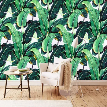 Custom Wall Mural Wallpaper European Style Retro Hand Painted Rain Forest Plant Banana Leaf Pastoral Wall Painting Wallpaper 3D
Custom Wall Mural Wallpaper European Style Retro Hand Painted Rain Forest Plant Banana Leaf Pastoral Wall Painting Wallpaper 3D