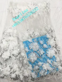 Hot selling New arrive 3D flowers French Lace Fabric Good Quality Embroidered Tulle net Lace Fabric with beads sequin BZL-15257 
Hot selling New arrive 3D flowers French Lace Fabric Good Quality Embroidered Tulle net Lace Fabric with beads sequin BZL-15257