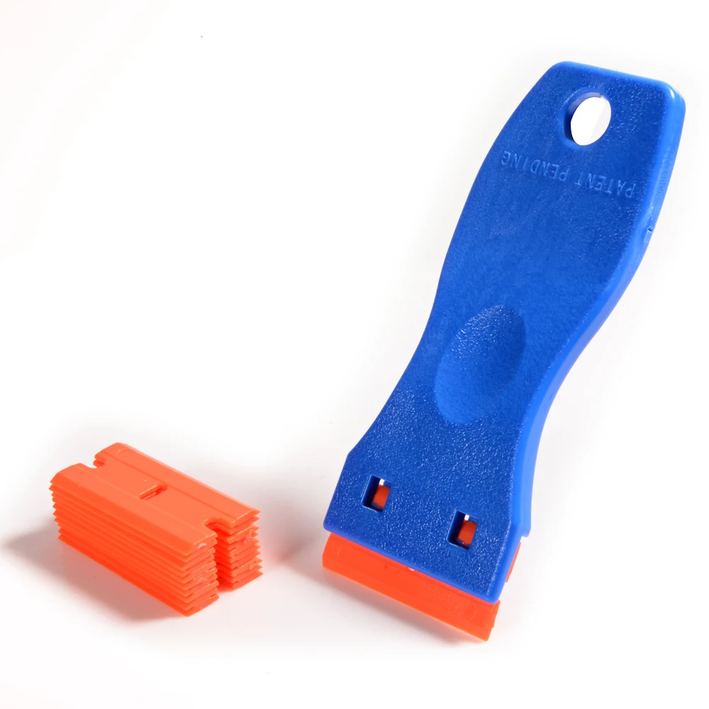 EHDIS Plastic Razor Scraper With 10pcs Razor Blades Ice Scraper Glue Remover Window Cleaning Squeegee Vinyl Film Car Wrap Tool
EHDIS Plastic Razor Scraper With 10pcs Razor Blades Ice Scraper Glue Remover Window Cleaning Squeegee Vinyl Film Car Wrap Tool