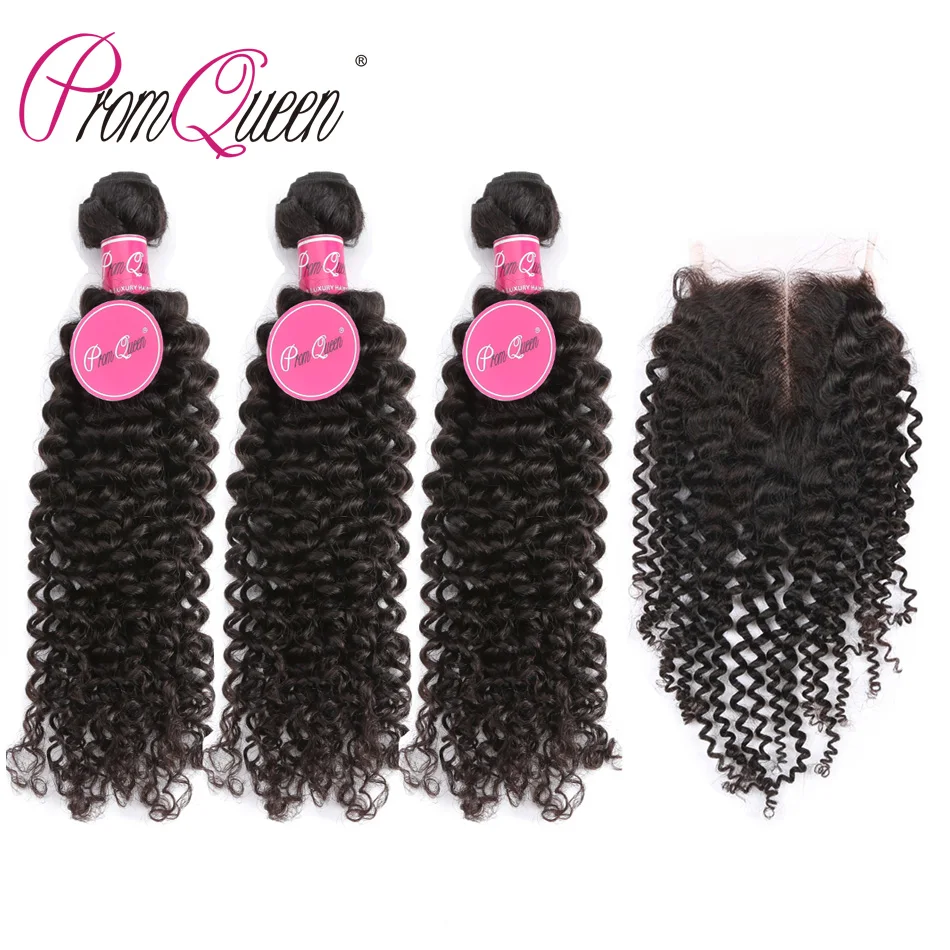 Promqueen Malaysian Afro Kinky Curly Hair Wave Bundles With Closure 100% Human Hair Weave 2 3 4 Bundles With 4*4 Lace Closure
Promqueen Malaysian Afro Kinky Curly Hair Wave Bundles With Closure 100% Human Hair Weave 2 3 4 Bundles With 4*4 Lace Closure