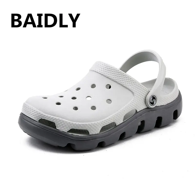 Clogs Mens Sandals Outdoor Summer Men Sandals High Quality Lovers Beach Sandals Water Mens Shoes Large Sizes 35-47
Clogs Mens Sandals Outdoor Summer Men Sandals High Quality Lovers Beach Sandals Water Mens Shoes Large Sizes 35-47
