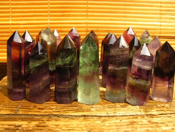 18 very beautiful Natural Fluorite Quartz Crystal Point Cut Polished Love Healing
18 very beautiful Natural Fluorite Quartz Crystal Point Cut Polished Love Healing