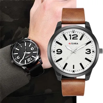 O.T.Sea Famous Brand Men's Quartz Watches Male Clock Watch Fashion Business Large Digital Dial Belt Gift WristWatch 2019 NEW A4
O.T.Sea Famous Brand Men's Quartz Watches Male Clock Watch Fashion Business Large Digital Dial Belt Gift WristWatch 2019 NEW A4