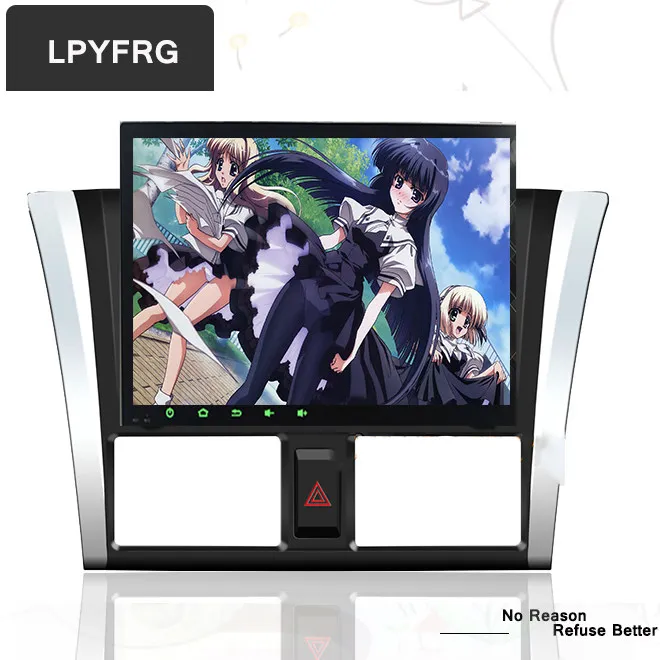 Android 7 1 10 "автомобильный DVD GPS для Toyota Yaris автомобильное радио с СБ навигацией