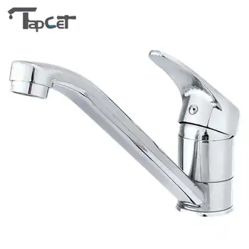TAPCET Brass Bathroom Basin Faucet Deck Mounted Kitchen Faucets Single Handle Chrome Cold and Hot Water Mixer Tap Sink Faucet
TAPCET Brass Bathroom Basin Faucet Deck Mounted Kitchen Faucets Single Handle Chrome Cold and Hot Water Mixer Tap Sink Faucet