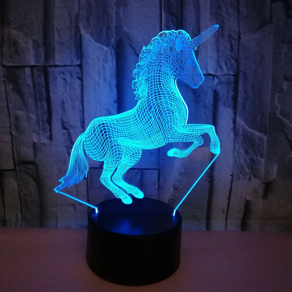 DBF NEW Animal Kawaii Unicorn 3D LED LAMP NIGHT LIGHT Multicolor RGB Bulb Christmas Decorative Gift Cartoon Toys Luminaria LAVA
DBF NEW Animal Kawaii Unicorn 3D LED LAMP NIGHT LIGHT Multicolor RGB Bulb Christmas Decorative Gift Cartoon Toys Luminaria LAVA