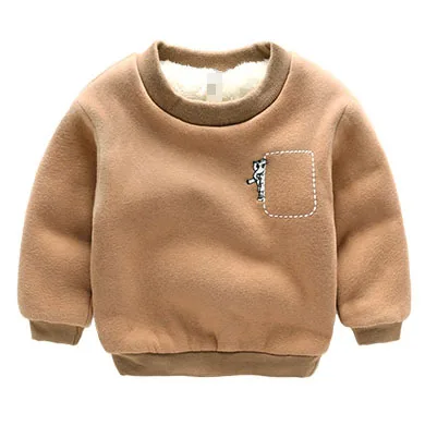 2016 Winter Kids Plus velvet T shirt Thick cotton Fashion Baby Boys girls Warm Cashmere children clothes hoodies sweatshirts
2016 Winter Kids Plus velvet T shirt Thick cotton Fashion Baby Boys girls Warm Cashmere children clothes hoodies sweatshirts