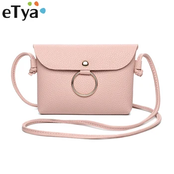 eTya 2018 Women's Shoulder Bag Simple Style Metal Circles Fashion Crossbody Bags Woman PU Mini Messenger HandBags Purse
eTya 2018 Women's Shoulder Bag Simple Style Metal Circles Fashion Crossbody Bags Woman PU Mini Messenger HandBags Purse