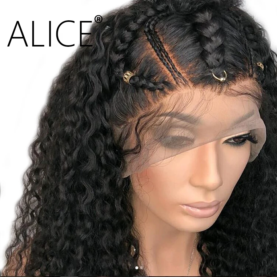 ALICE Kinky Curly Full Lace Human Hair Wigs With Baby Hair Remy Hair 130% Pre Plucked Glueless Full Lace Wigs Bleached Knots
ALICE Kinky Curly Full Lace Human Hair Wigs With Baby Hair Remy Hair 130% Pre Plucked Glueless Full Lace Wigs Bleached Knots
