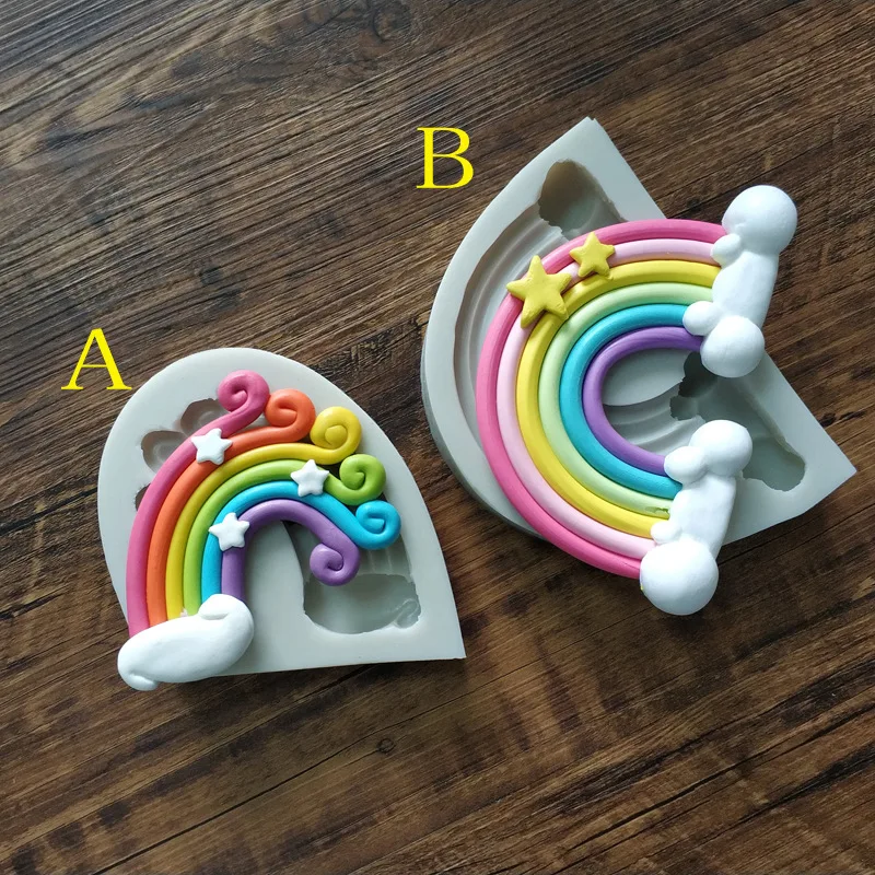rainbow star cloud Silicone mold Mould Romantic Wedding Chocolate tools fondant Cake Baking tool Icing Ice DIY k293
rainbow star cloud Silicone mold Mould Romantic Wedding Chocolate tools fondant Cake Baking tool Icing Ice DIY k293