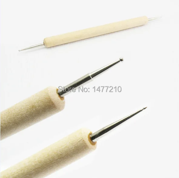 2way Wood Handle Nail Art Design Dotting Pen Painting Drawing Brush Polish Marbleizing Dual-ball tool double-point 2end Pencil
2way Wood Handle Nail Art Design Dotting Pen Painting Drawing Brush Polish Marbleizing Dual-ball tool double-point 2end Pencil
