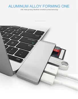 Ouhaobin USB 3.0 For Apple laptop Macbook Pro Adapter HUB Multi-Function Type-C Converter NO28 Drop Shipping
Ouhaobin USB 3.0 For Apple laptop Macbook Pro Adapter HUB Multi-Function Type-C Converter NO28 Drop Shipping
