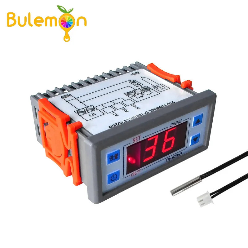 XH-W2060 Embedded Digital Thermostat Cabinet Freezer Cold Storage Thermostat Temperature Controller Temperature Control
XH-W2060 Embedded Digital Thermostat Cabinet Freezer Cold Storage Thermostat Temperature Controller Temperature Control