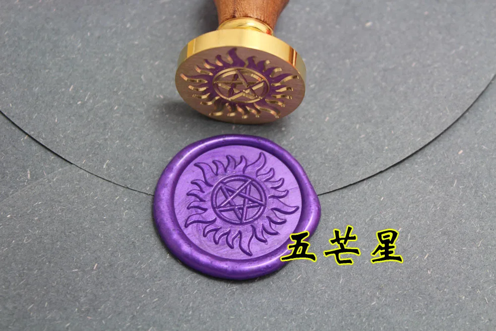 New Hot supernatural Pentacle wax seal Metal head DIY Scrapbooking Sealing wax stamp copper head, Vintage Gift high quality
New Hot supernatural Pentacle wax seal Metal head DIY Scrapbooking Sealing wax stamp copper head, Vintage Gift high quality