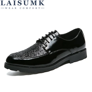 2019 LAISUMK Men Formal Shoes Men Genuine Leather Breathable Brogue Dress Party Office Brown Oxford Shoes 
2019 LAISUMK Men Formal Shoes Men Genuine Leather Breathable Brogue Dress Party Office Brown Oxford Shoes