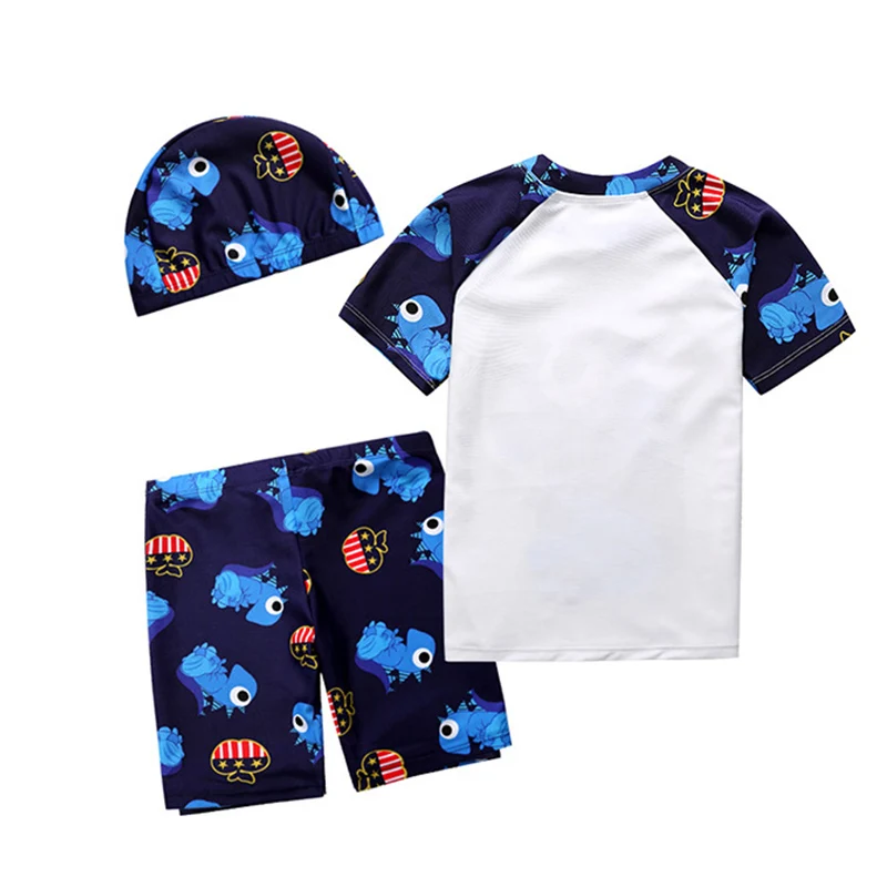 MrY 3Pcs Boys Summer Swimsuit Tops Pants Caps Set Cartoon Dinosaur Printing Swimwear Bathing Trunks Clothes Set Beach
MrY 3Pcs Boys Summer Swimsuit Tops Pants Caps Set Cartoon Dinosaur Printing Swimwear Bathing Trunks Clothes Set Beach