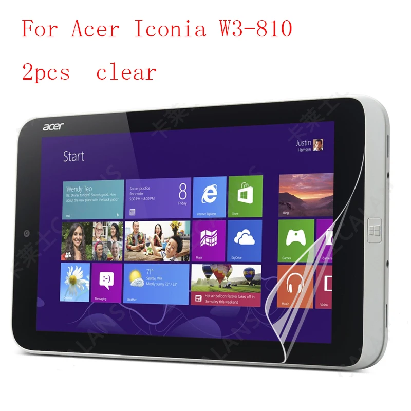 Clear New HD Clear Anti Shatter Screen Protector Film For Acer Iconia W3-810 protective 2pcs in 1 package
Clear New HD Clear Anti Shatter Screen Protector Film For Acer Iconia W3-810 protective 2pcs in 1 package