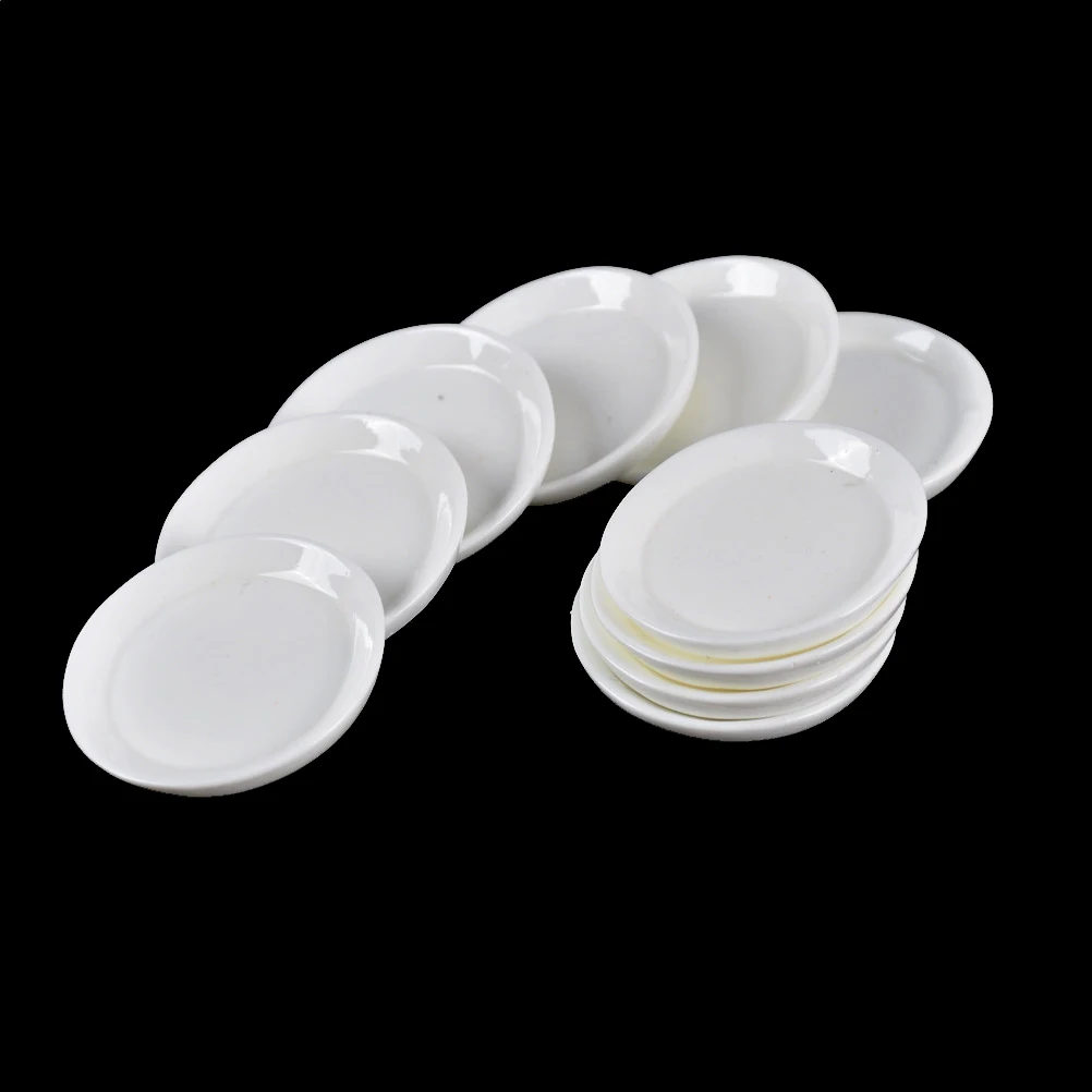10Pcs Trays Plates Doll Mini Food White Dishes Tableware Kitchen Toys Doll House Dollhouse Miniature Accessories Toys Kid Gift
10Pcs Trays Plates Doll Mini Food White Dishes Tableware Kitchen Toys Doll House Dollhouse Miniature Accessories Toys Kid Gift