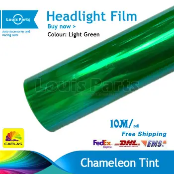 1 Roll Light Green Size:0.3x10m/ Roll Carlas Car Sticker Light Change Color Tint Film Sticker 10m 
1 Roll Light Green Size:0.3x10m/ Roll Carlas Car Sticker Light Change Color Tint Film Sticker 10m