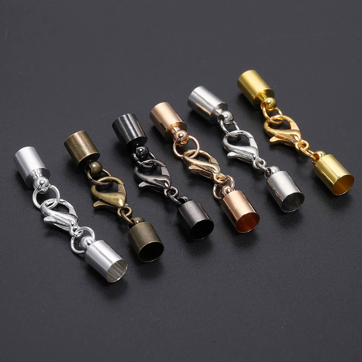 10pcs 3-10mm Leather Cord Bracelet Lobster Clasps Hooks Crimp End Tip Caps Connectors For Jewelry Making Findings Supplies
10pcs 3-10mm Leather Cord Bracelet Lobster Clasps Hooks Crimp End Tip Caps Connectors For Jewelry Making Findings Supplies