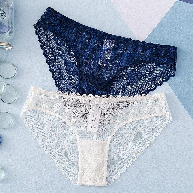 Women Sexy Lace Flowers Briefs Transparent Low-waisted Panties Ultra-Thin Hollowed Out Lady Underwear S-XL
Women Sexy Lace Flowers Briefs Transparent Low-waisted Panties Ultra-Thin Hollowed Out Lady Underwear S-XL