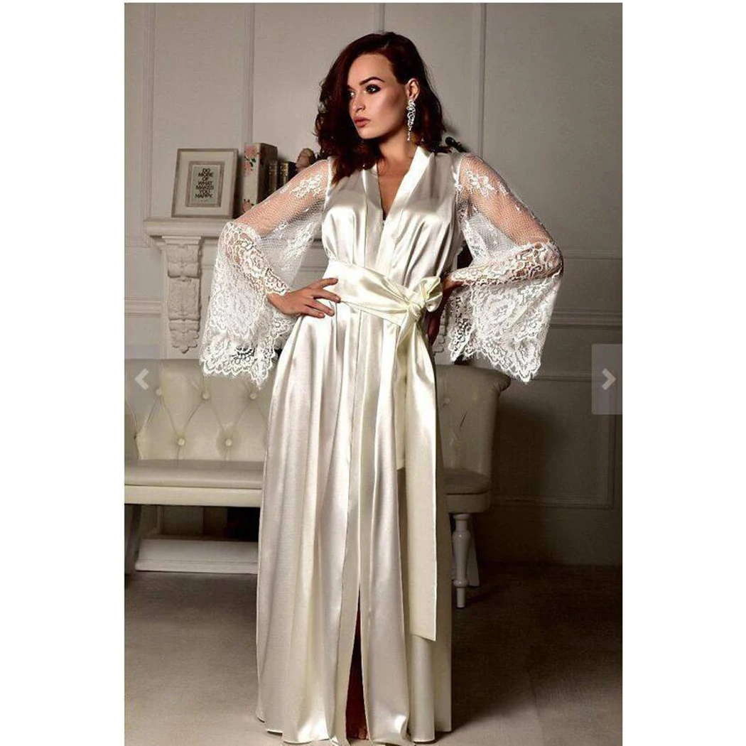 silk robe dress
