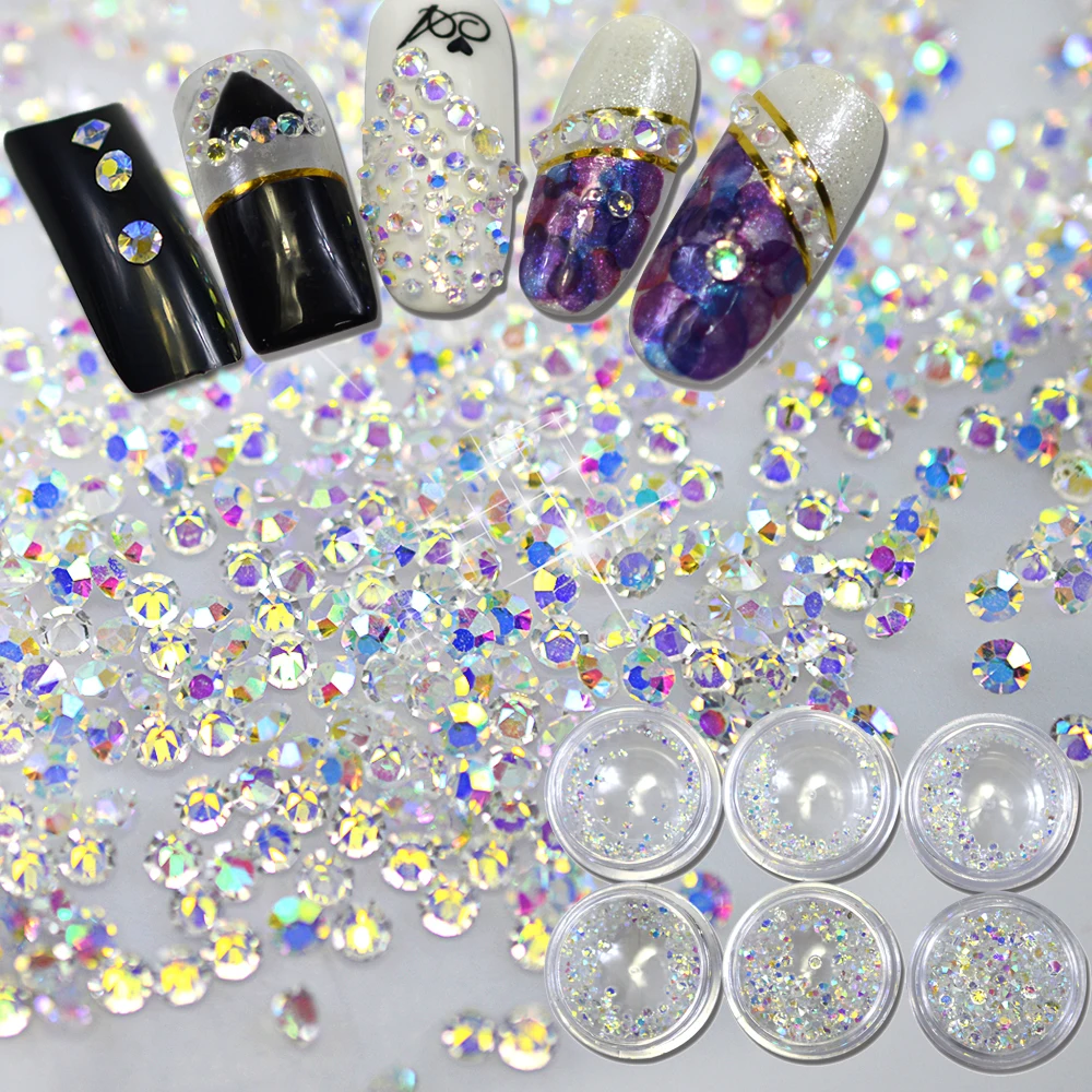 New AB Color Transparent Shiny 3D Nail Art Decoration Flat Back Rhinestone Mini Shape Glitter Gem Different Size LANC395
New AB Color Transparent Shiny 3D Nail Art Decoration Flat Back Rhinestone Mini Shape Glitter Gem Different Size LANC395