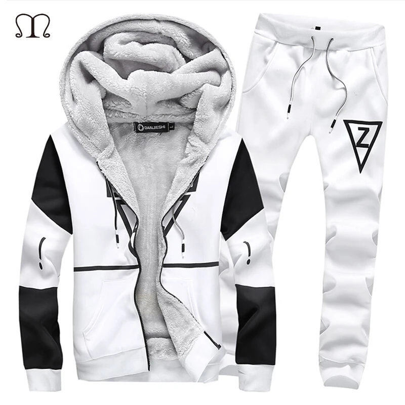 Winter Two Pieces Sets Fleece Tracksuit Sets Male 2018 Sweatshirt+Pants Sporting Warm Suit Men Plus Size 5XL Hoodies Set
Winter Two Pieces Sets Fleece Tracksuit Sets Male 2018 Sweatshirt+Pants Sporting Warm Suit Men Plus Size 5XL Hoodies Set