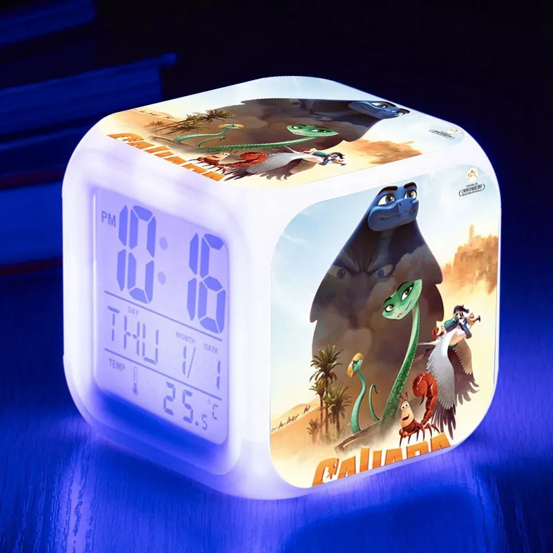 2019 Movie Sahara LED Alarm Clock Customized graphics digital clock 7 color changing snooze electronic desk clock kids watch toy
2019 Movie Sahara LED Alarm Clock Customized graphics digital clock 7 color changing snooze electronic desk clock kids watch toy