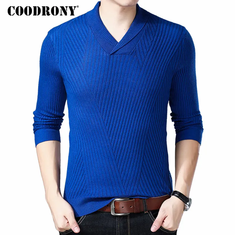 COODRONY Mnes Sweaters 2018 Autumn Winter New Arrivals Cashmere Wool Sweater Pullover Men Casual Henry Collar V-Neck Jumper 8239
COODRONY Mnes Sweaters 2018 Autumn Winter New Arrivals Cashmere Wool Sweater Pullover Men Casual Henry Collar V-Neck Jumper 8239