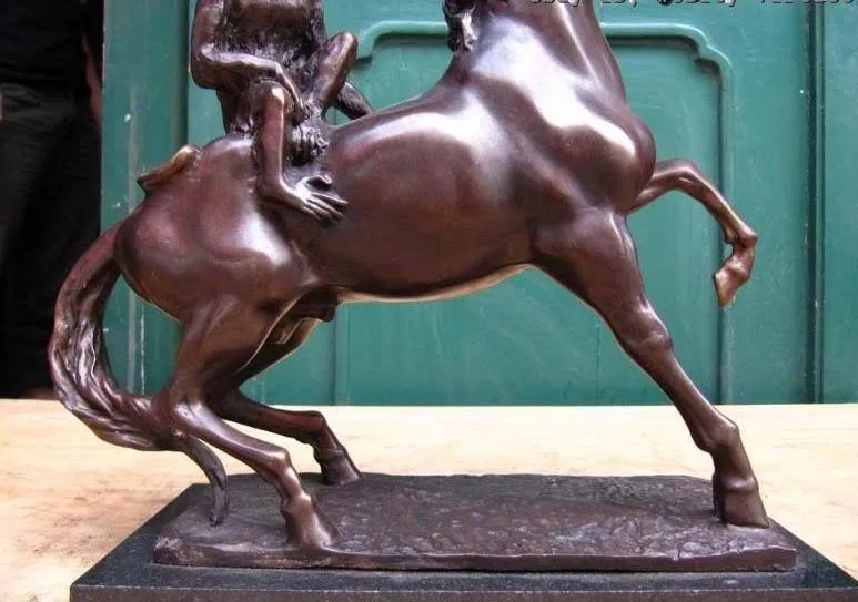 12 Chinese Pure Bronze Feng Shui Lucky Monkey on Horse Statue Immediately Monkey
12 Chinese Pure Bronze Feng Shui Lucky Monkey on Horse Statue Immediately Monkey