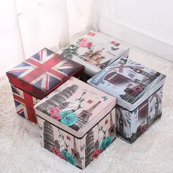 Multi-function Non-woven Retro Folding Storage Stool Sit Box Shoes Stool Storage Box Organizer Home Decoration Storage Baskets
Multi-function Non-woven Retro Folding Storage Stool Sit Box Shoes Stool Storage Box Organizer Home Decoration Storage Baskets