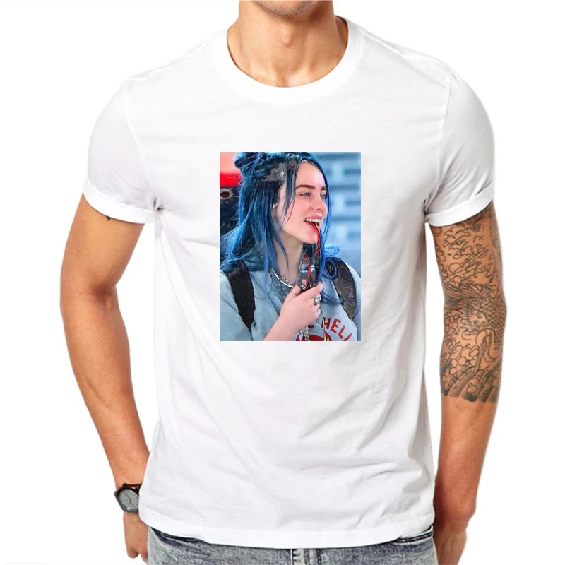 billie eilish T Shirt New Arrival Funny T shirts Mens Cotton Print T-shirt Plus Size Hip Hop Cool personality Design Tops Tee
billie eilish T Shirt New Arrival Funny T shirts Mens Cotton Print T-shirt Plus Size Hip Hop Cool personality Design Tops Tee