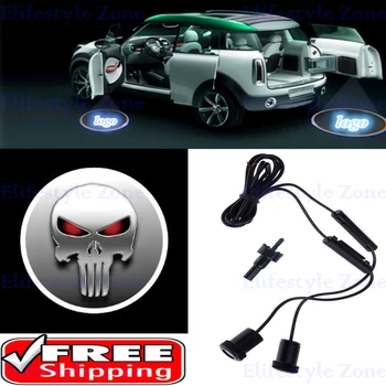 2 x Punisher Skull Car LED Laser Logo Lights Door Welcome Ghost Shadow Projector Courtesy Lights
2 x Punisher Skull Car LED Laser Logo Lights Door Welcome Ghost Shadow Projector Courtesy Lights
