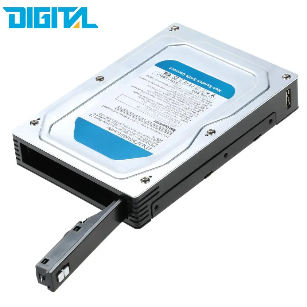 Single Bay 2.5" to 3.5" SATA Converter Adapter USB 3.0 External Hard Drive Enclosure Case Internal HDD SSD Tray Caddy Internal
Single Bay 2.5" to 3.5" SATA Converter Adapter USB 3.0 External Hard Drive Enclosure Case Internal HDD SSD Tray Caddy Internal
