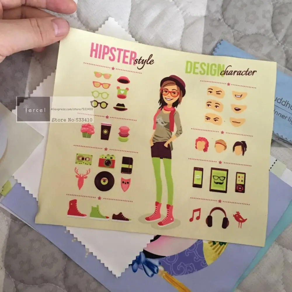 500 шт./лот индивидуальная ткань из микрофибры с очистителем экрана мобильного