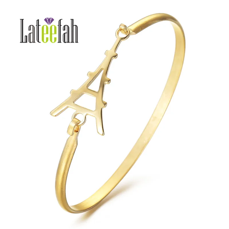 Lateefah New Arrival Bangle Gold Nallow out Women Bangle Luxury Eiffel Tower Bangles Stainless Steel for Women
Lateefah New Arrival Bangle Gold Nallow out Women Bangle Luxury Eiffel Tower Bangles Stainless Steel for Women