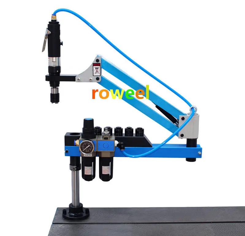 Universal Flexible Arm Pneumatic Air Tapping Machine 360 degree Angle 1500mm M3-M12 Y313
Universal Flexible Arm Pneumatic Air Tapping Machine 360 degree Angle 1500mm M3-M12 Y313